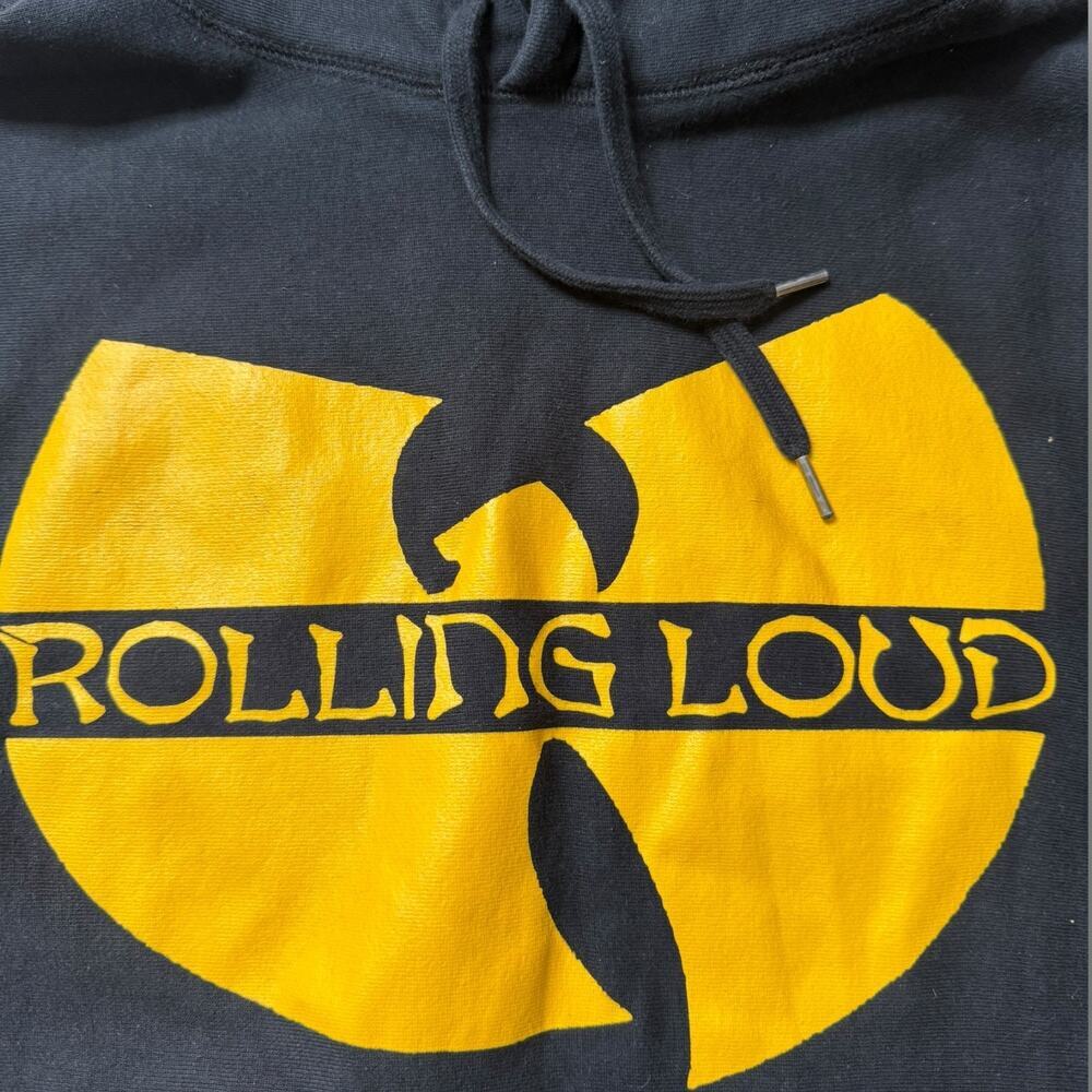 Rolling Loud WU X RL SUPER HEAVY HOODED SWEATSHIRT (LIMITED RELEASE) sz L - Picture 3 of 7